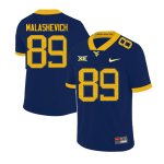 Men's West Virginia Mountaineers NCAA #89 Graeson Malashevich Navy Authentic Nike 2019 Stitched College Football Jersey XC15V84NV